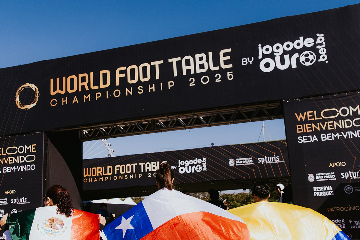 Jogo de Ouro é patrocinadora oficial do Campeonato Foot Table no Brasil